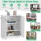 Costway 2-Door Storage Cabinet Buffet Cabinet with  3 Shelves Sideboard for Kitchen Hallway